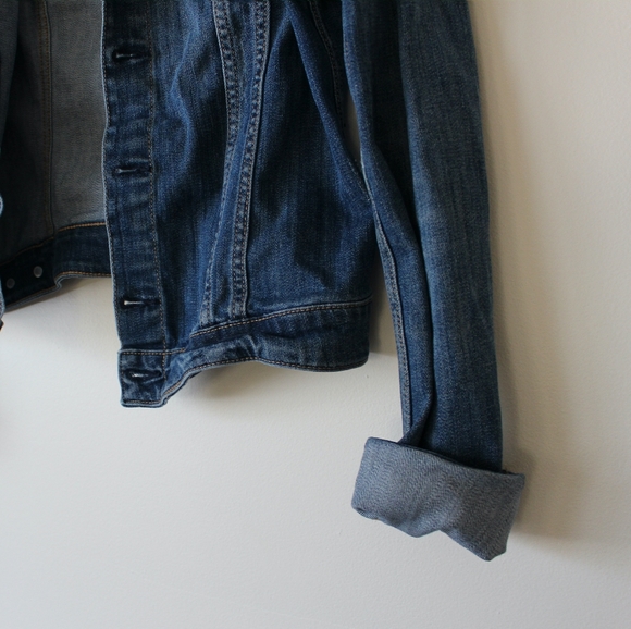 H&M | Denim Blue Jean Jacket Cropped - Picture 4 of 7